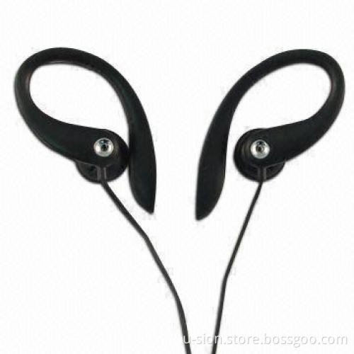 Earhook Earphones with 15mm Driver and Cord Length of 1.2m